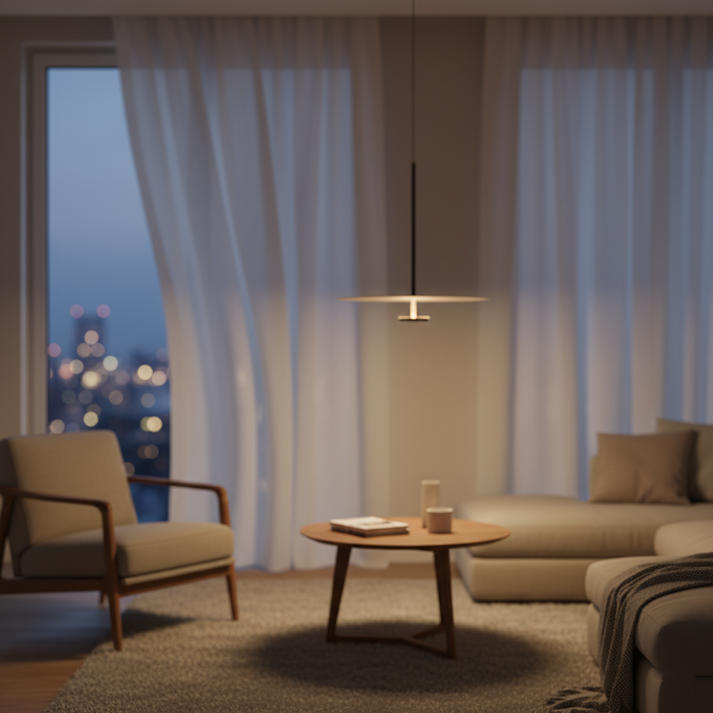 Nordic Minimalist LED Ronde Schijf Hanglamp
