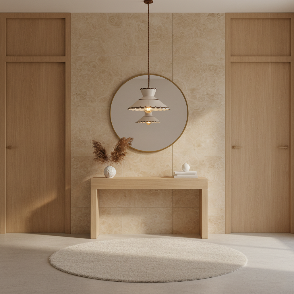 Herfst Klassiek Vintage Keramische Hanglamp