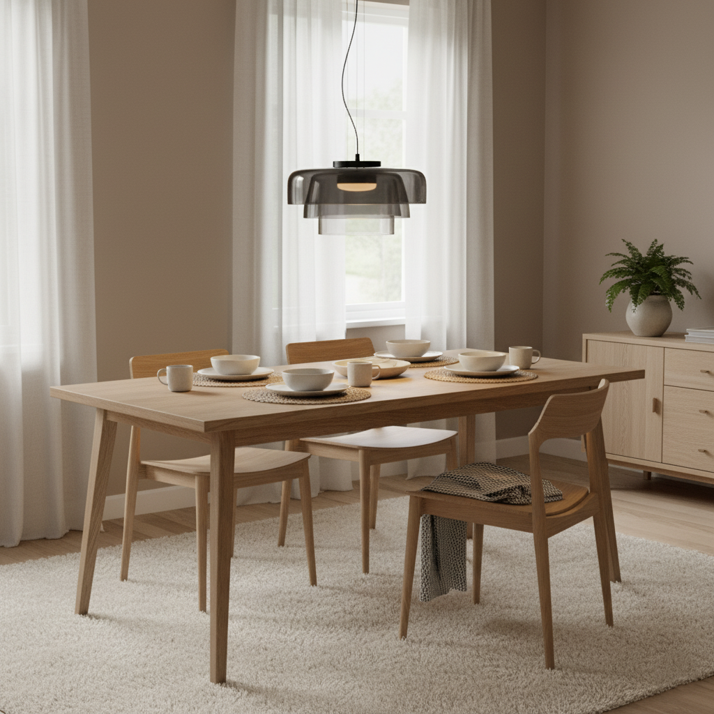 Noordse Hemelse Glazen Hanglamp