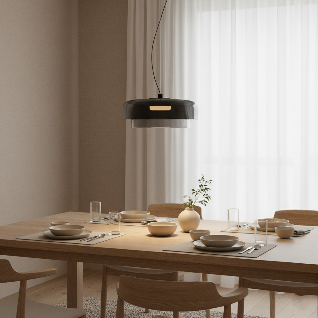 Noordse Hemelse Glazen Hanglamp