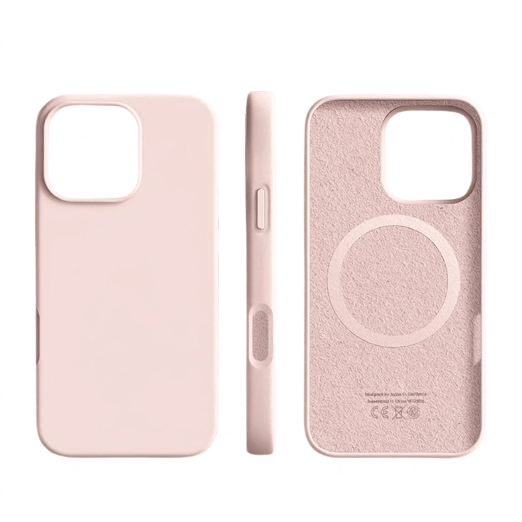 iPhone Hoes MagSafe – Siliconenhoes met Soft Touch en camera bescherming
