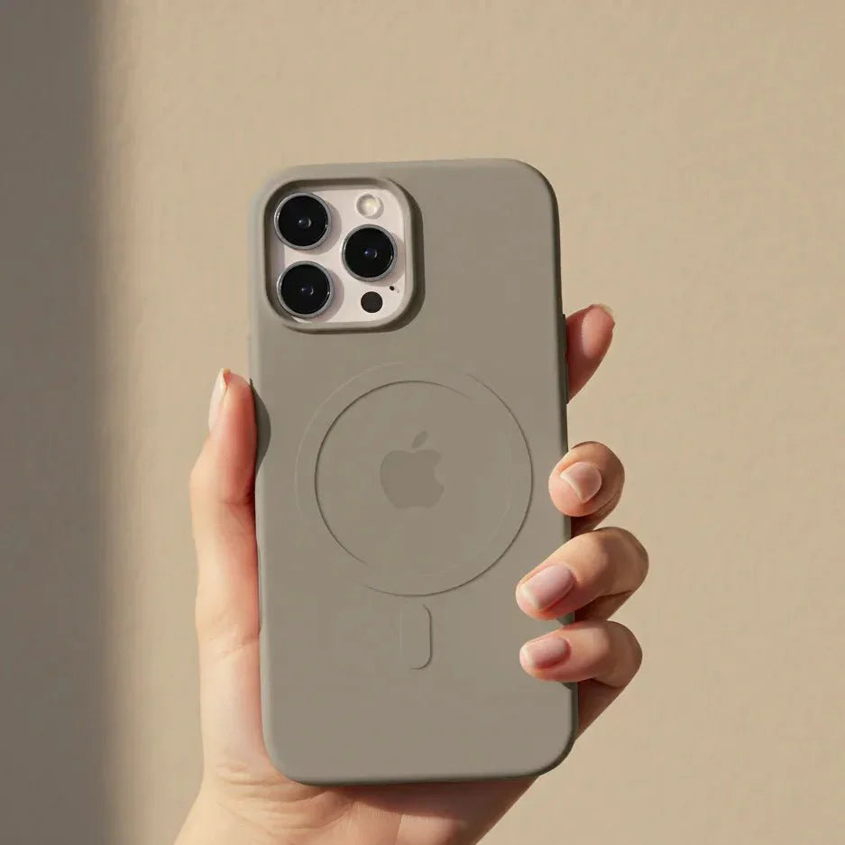 MAGNESOFT LUXE – Magnetische Siliconen hoes met Soft-Touch oppervlak voor iPhone