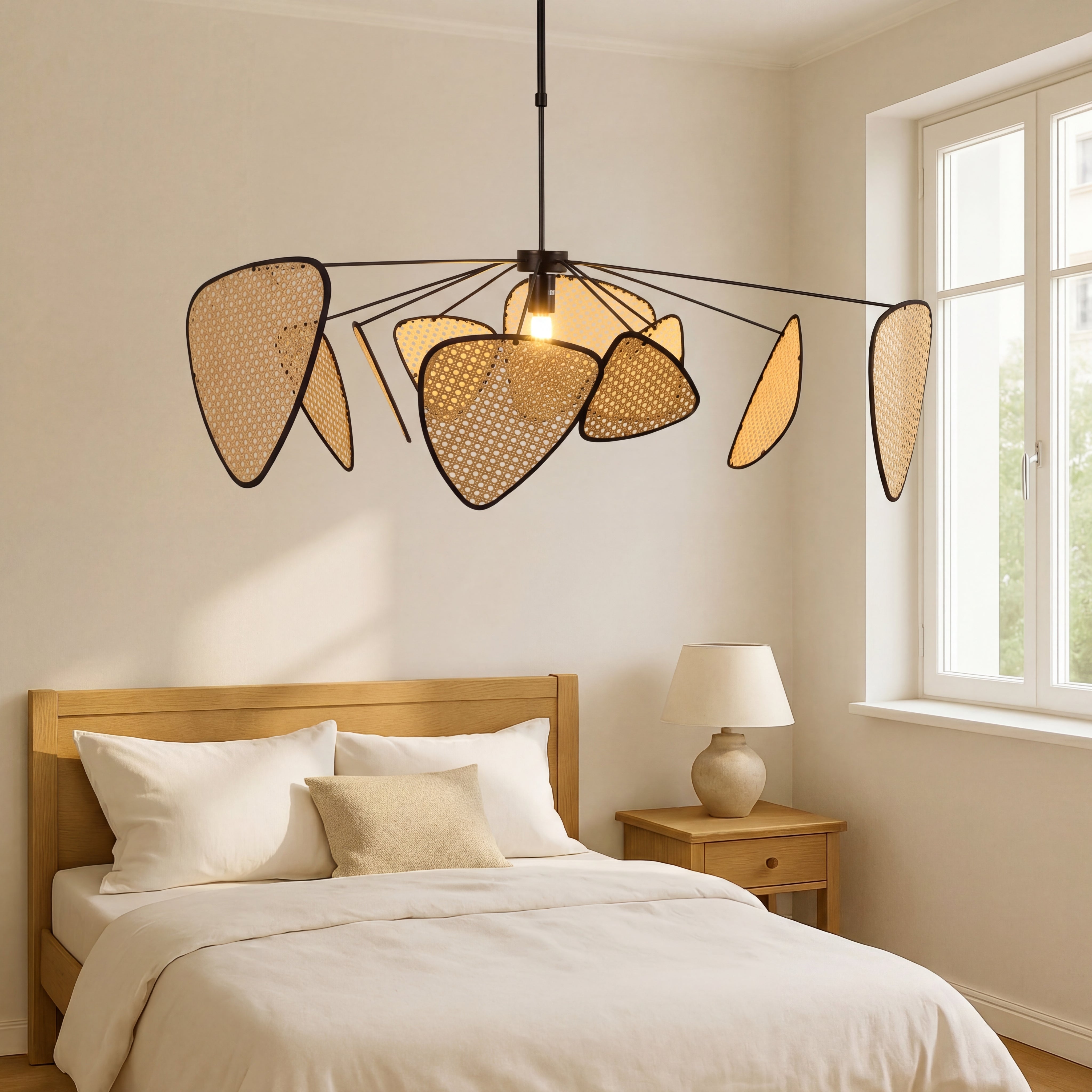 Bria's Rieten Hanglamp