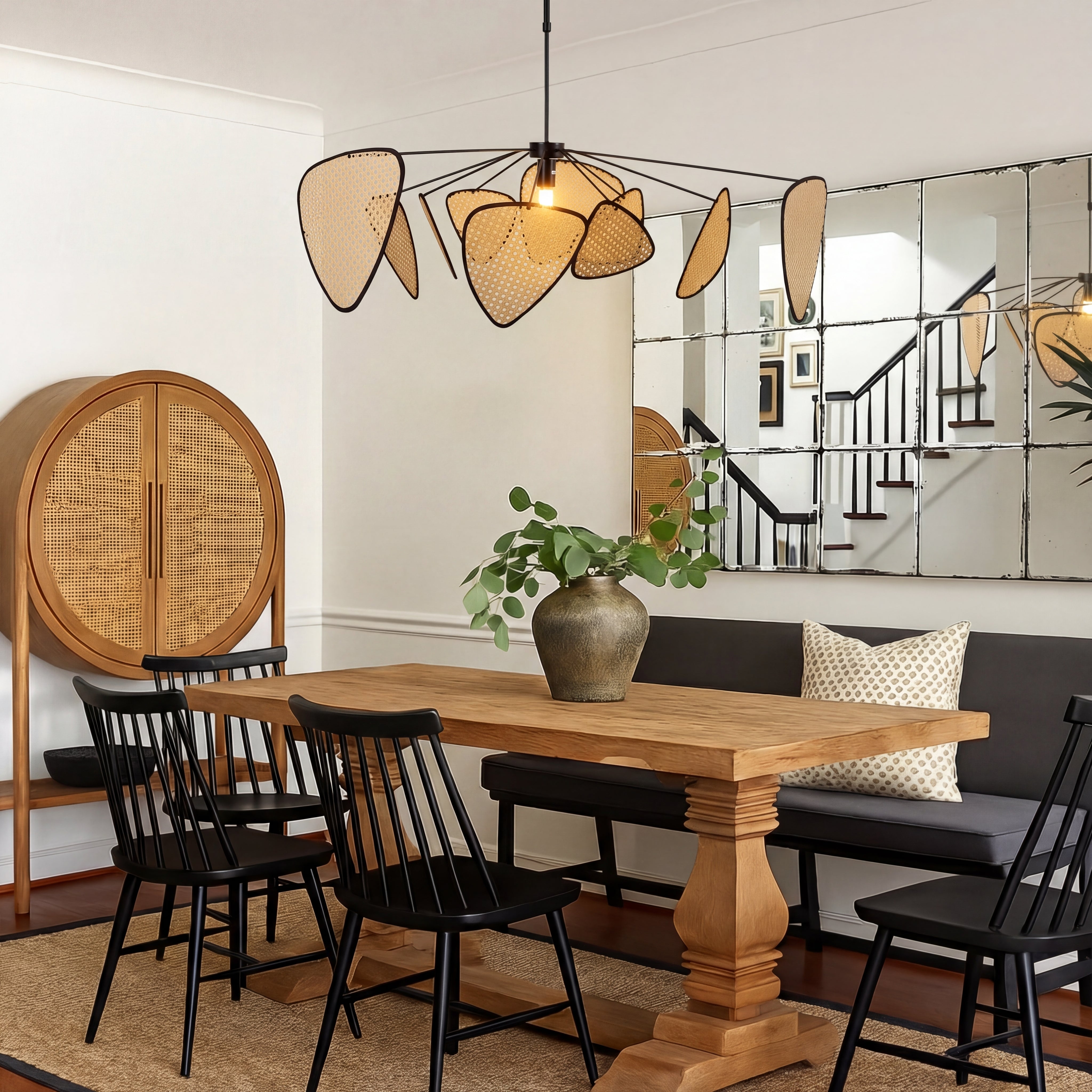 Bria's Rieten Hanglamp