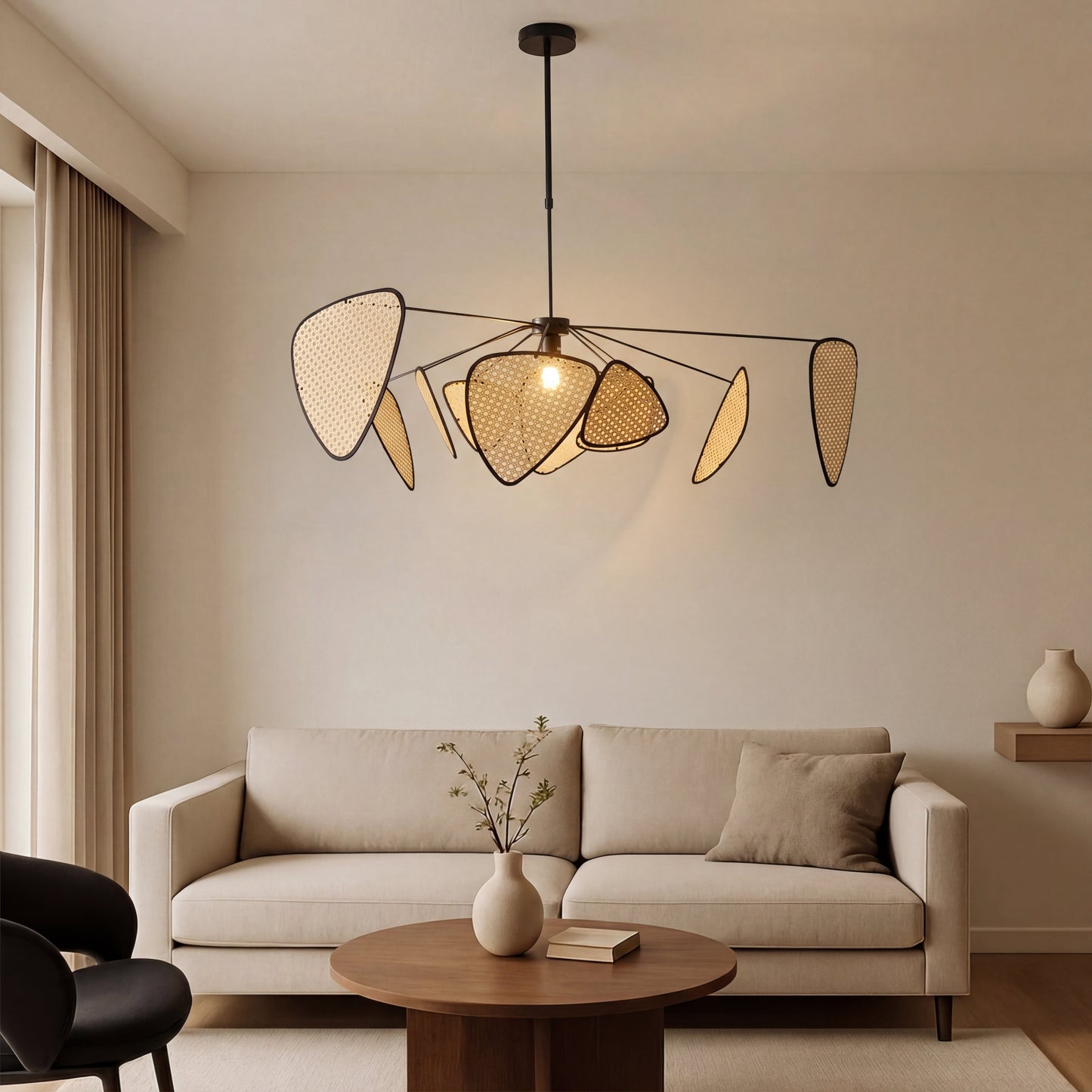 Bria's Rieten Hanglamp