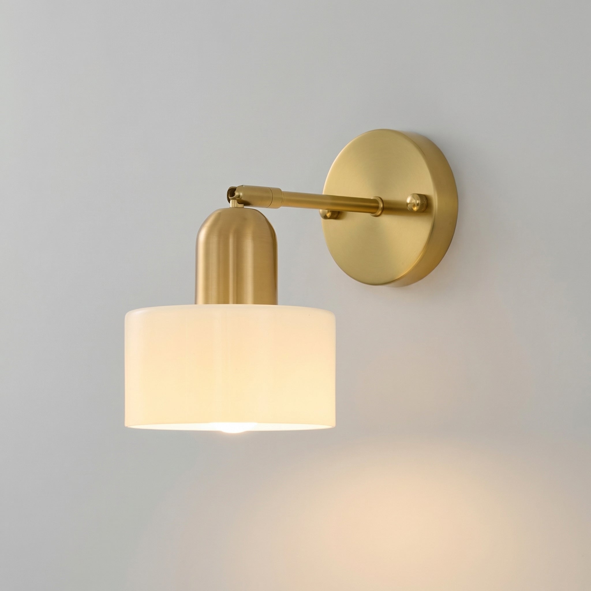 Gekleurde Glas Bauhaus Wandlamp