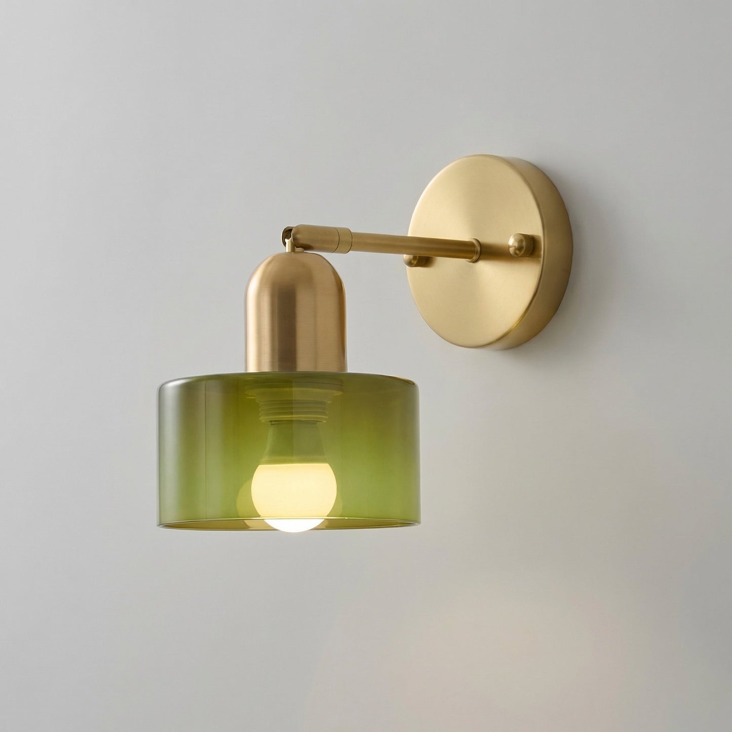 Gekleurde Glas Bauhaus Wandlamp