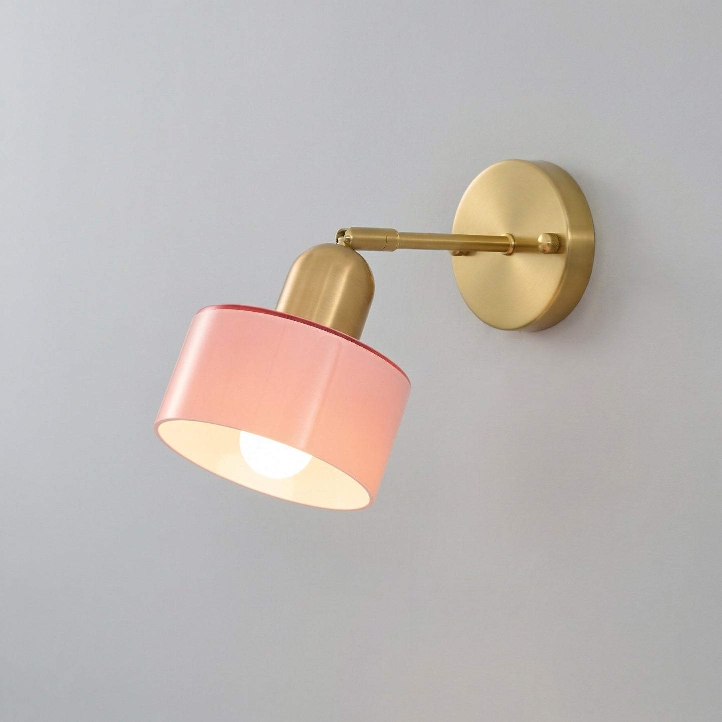 Gekleurde Glas Bauhaus Wandlamp