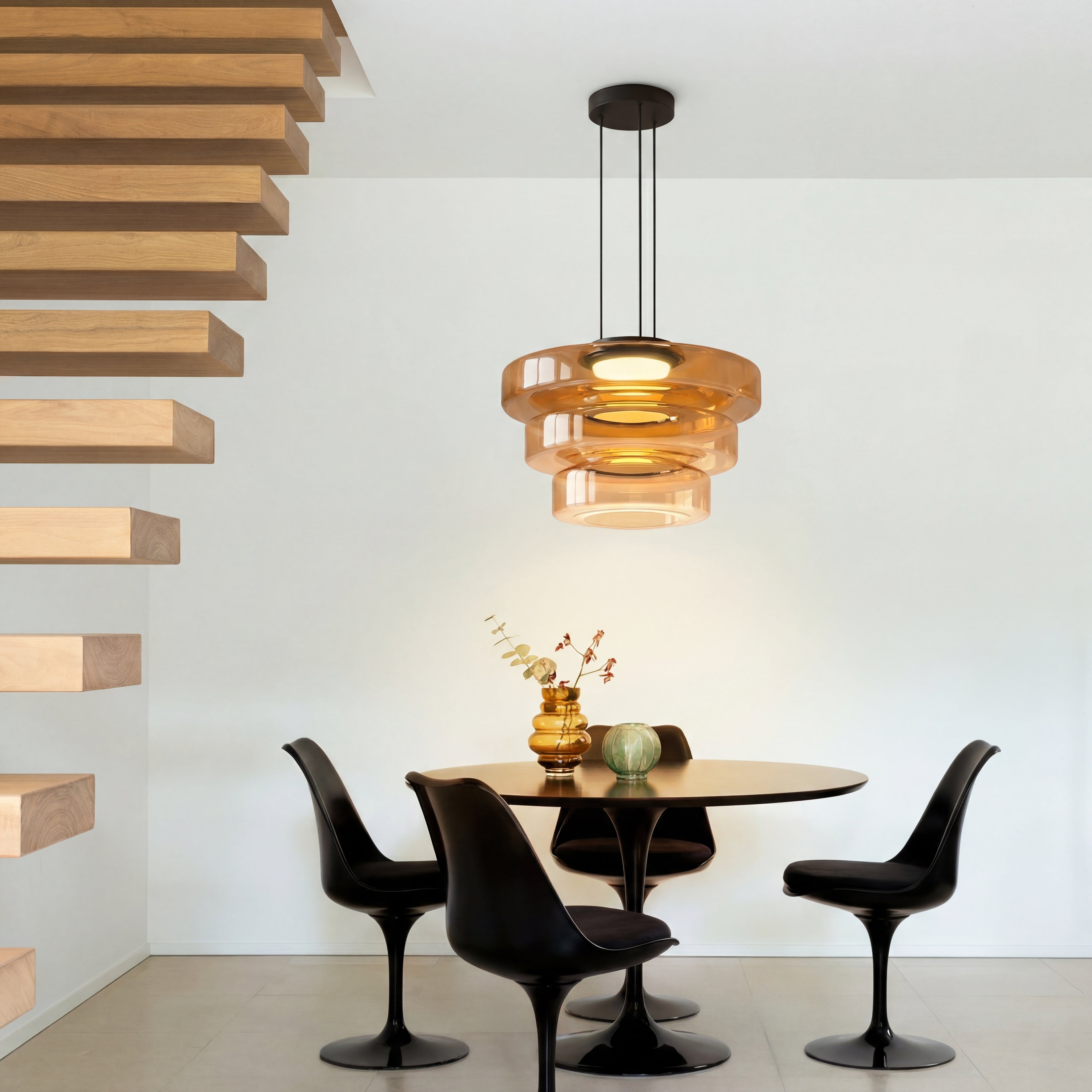 Deense Glas Bauhaus Hanglamp
