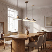 Travertine Houten Hanglamp