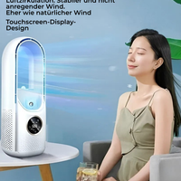 Airevo Luchtkoeler | Bladeloos USB-Ventilator | 6 Niveaus | Stille & Met Timer | Luchtbevochtiging