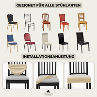 2+2 GRATIS | SilqueShield – Stijlvolle stoelhoezen voor uw meubels!