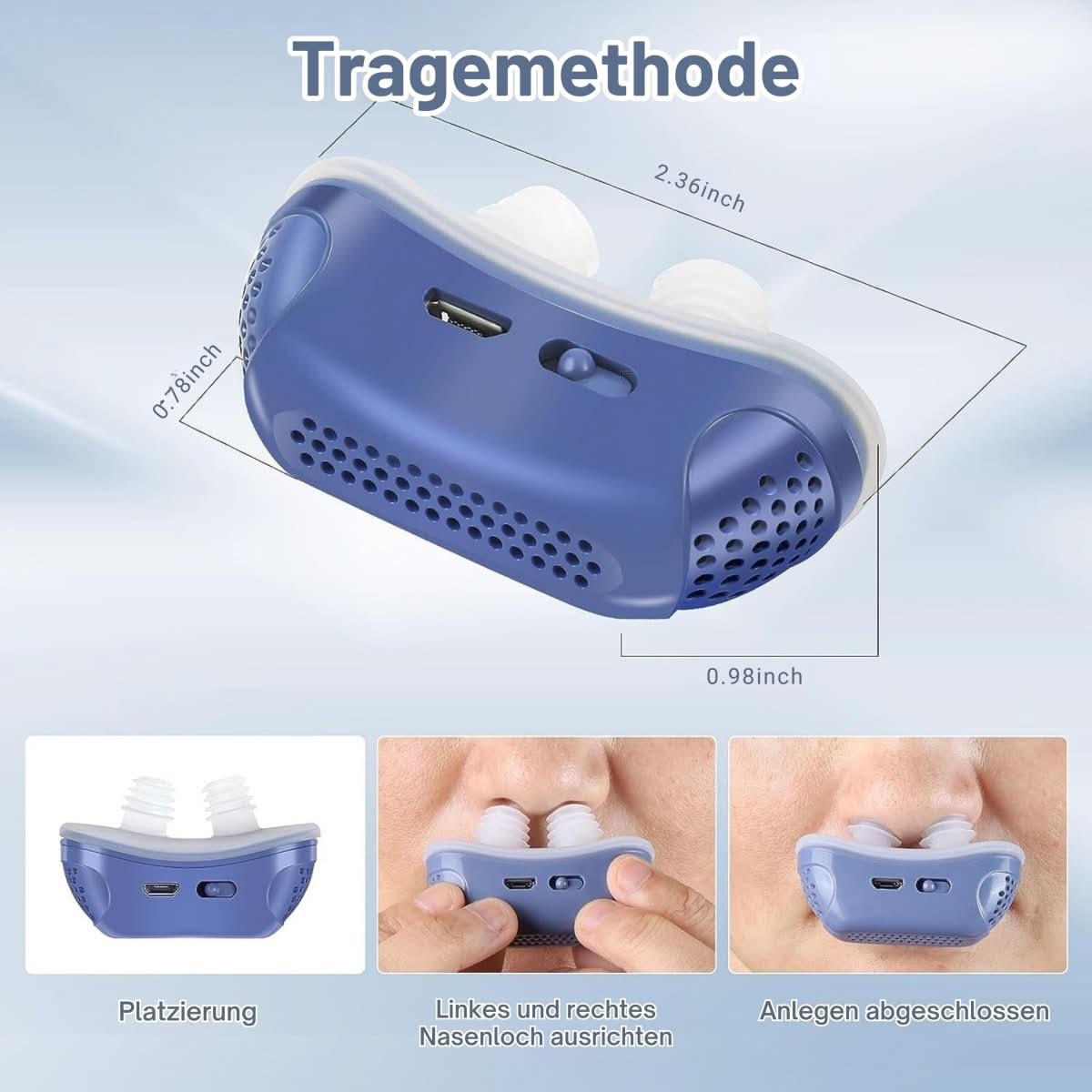 MICROBREATH – Compact CPAP-apparaat tegen snurken & slaapapneu