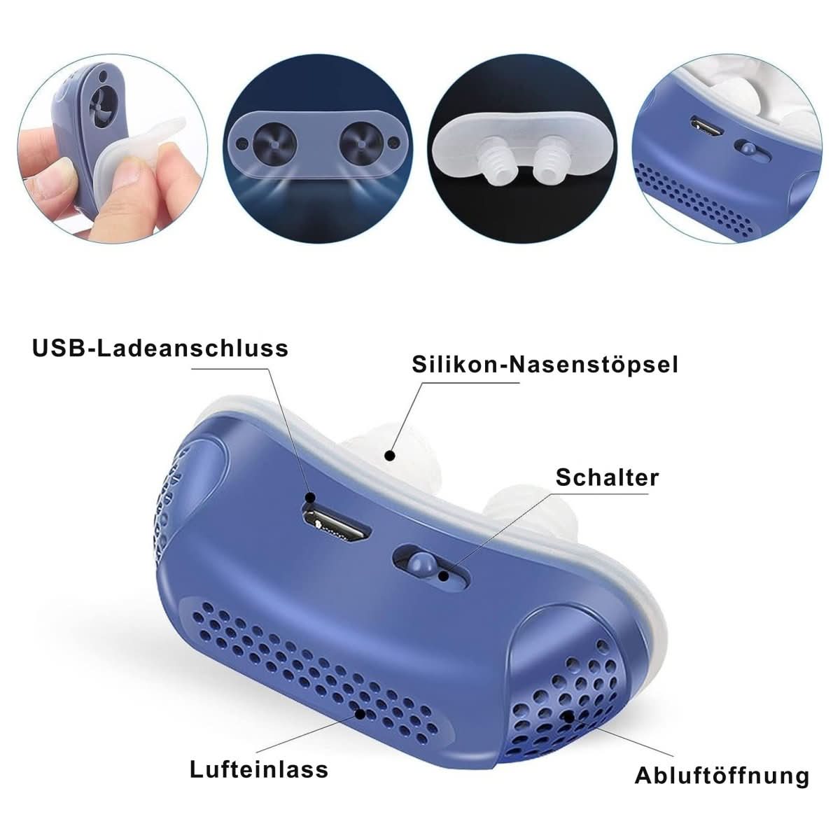 MICROBREATH – Compact CPAP-apparaat tegen snurken & slaapapneu