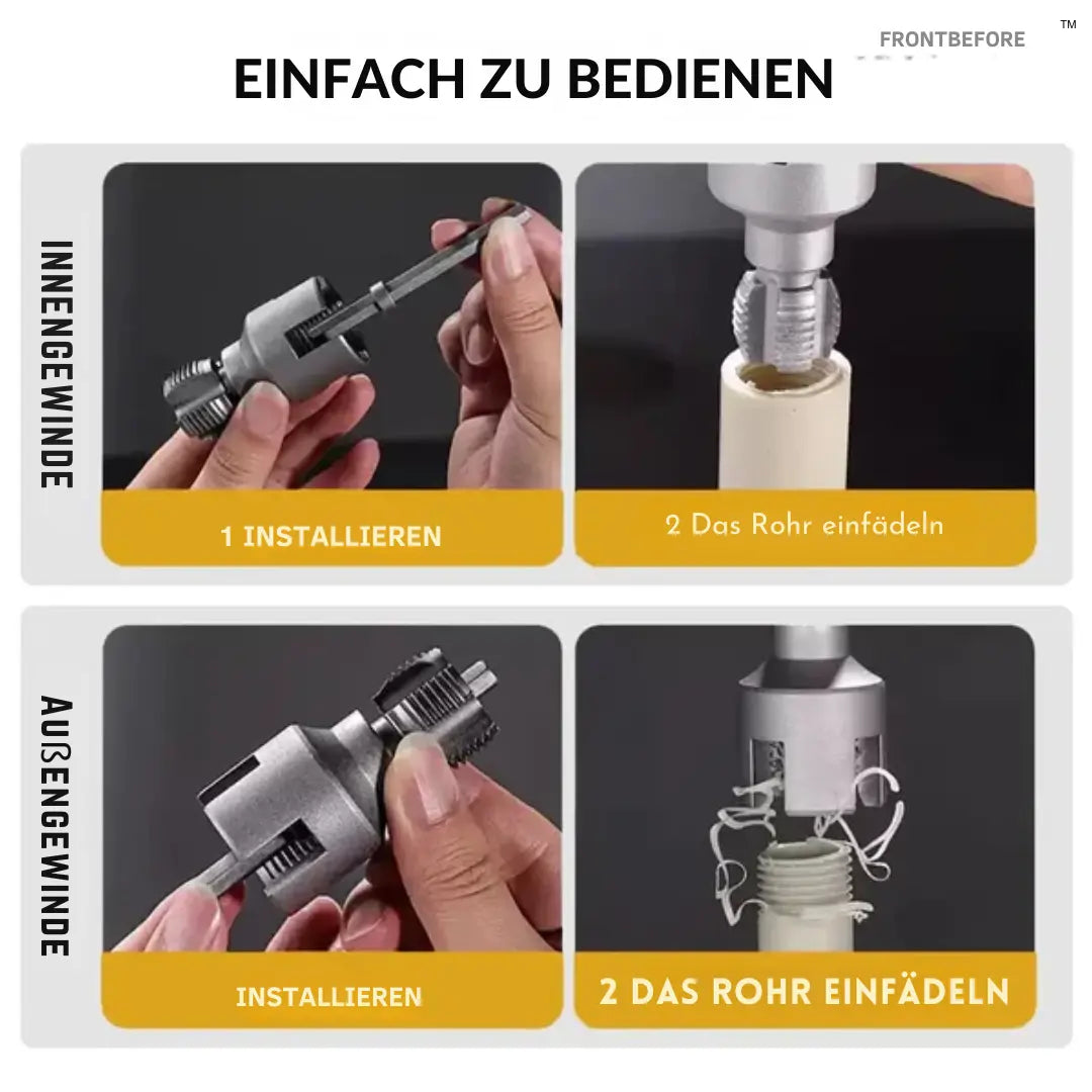 Draadsnijder Set voor Draadboren | Draad Reparatie Set | Draadsnijdset | DraadFix