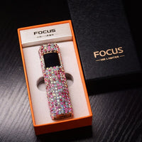 GlamourStone | Elegante en Chic Oplaadbare Aansteker met Strass