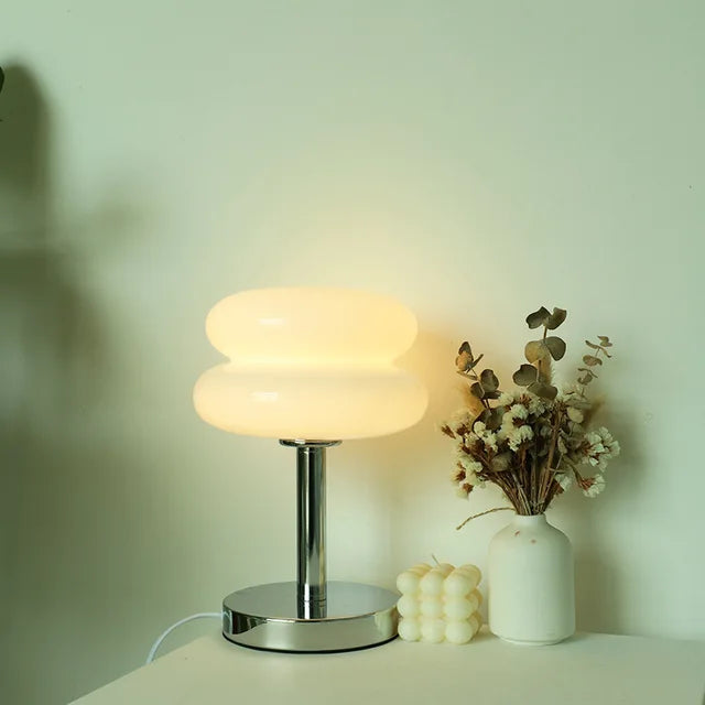 Glazen Tafel lamp | Kindvriendelijk Nachtlicht Ontwerp