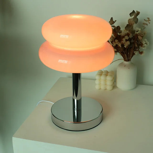 Glazen Tafel lamp | Kindvriendelijk Nachtlicht Ontwerp