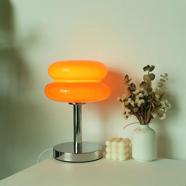 Glazen Tafel lamp | Kindvriendelijk Nachtlicht Ontwerp