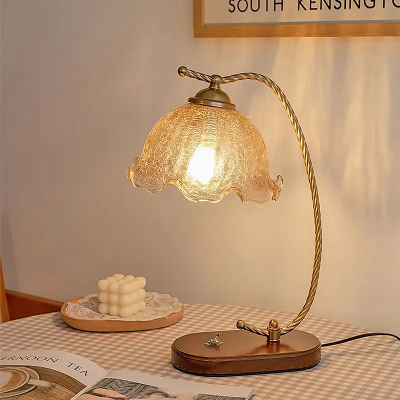 Glazen Slaapkamer Tafellamp