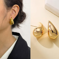 Dames Chunky Teardrop Oorbellen