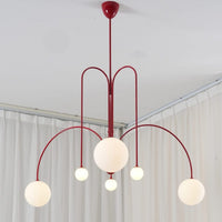 Nordic Gran Finale Nordic Witte Glas Metalen Hanglamp