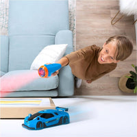 GravitationRacer – Laser-gestuurd Wandklim RC Auto