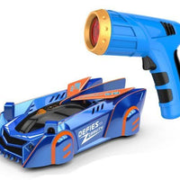 GravitationRacer – Laser-gestuurd Wandklim RC Auto