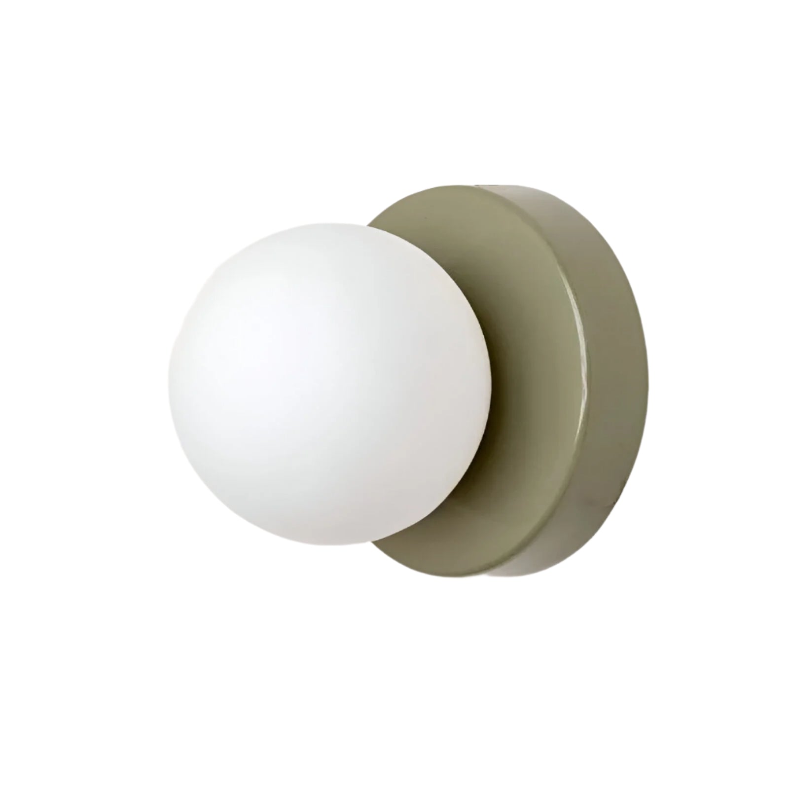 Noordse Glazen Globe Wandlamp LED 1-Licht