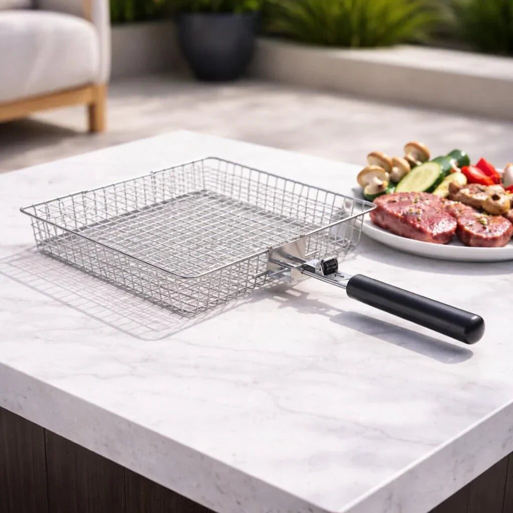 Grillmand | RVS | Gelijke Warmteverdeling | BBQWend