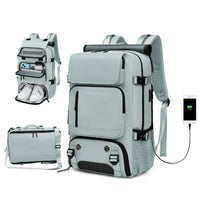 TRAVELMAX Pack – Grote waterdichte reisrugzak met USB-aansluiting