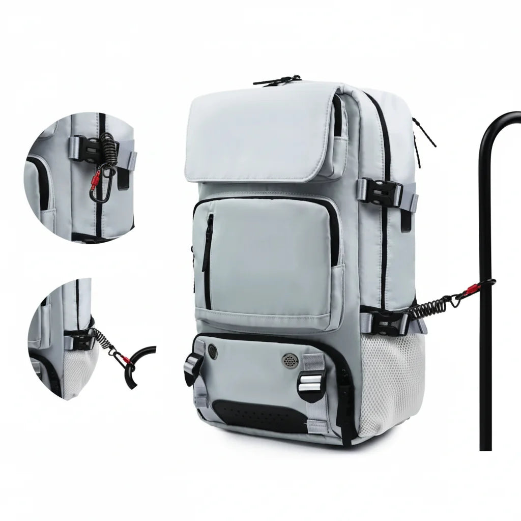 TRAVELMAX Pack – Grote waterdichte reisrugzak met USB-aansluiting