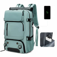 TRAVELMAX Pack – Grote waterdichte reisrugzak met USB-aansluiting