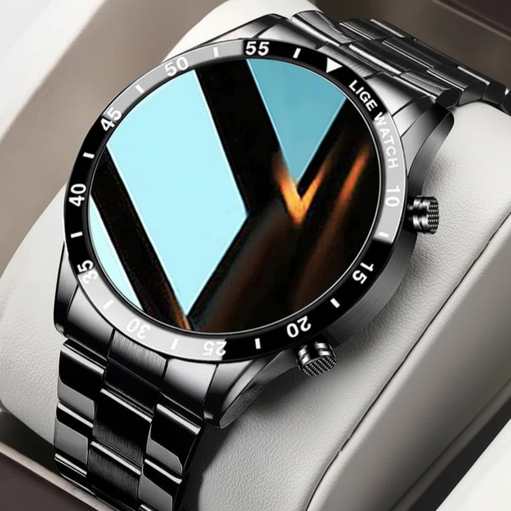 Luxe 4G Smartwatch – Stijlvol horloge met oproepen, GPS en gezondheidsfuncties