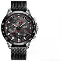 Tijdloze Stalen Kwarts Horloge