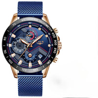 Tijdloze Stalen Kwarts Horloge