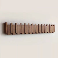 Eloria Piano-Stijl Houten Kapstok Met Vouwbare Haken
