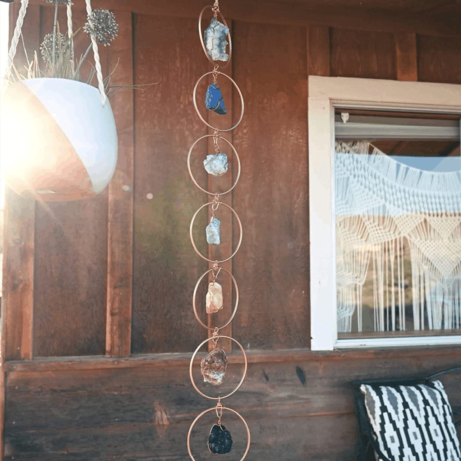 7 Chakra Edelsteen wanddecoratie