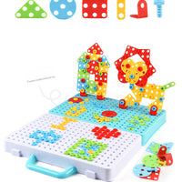 Creatieve bouwdoos met speelgoedboormachine - BuildyDrill