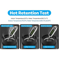 ThermoBrew Geïsoleerde Karaf | Roestvrij Staal 304 | Dubbelwandig & Vakuum Geïsoleerd | 6u Warm / 12u Koud | 0,5 L