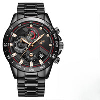 Tijdloze Stalen Kwarts Horloge