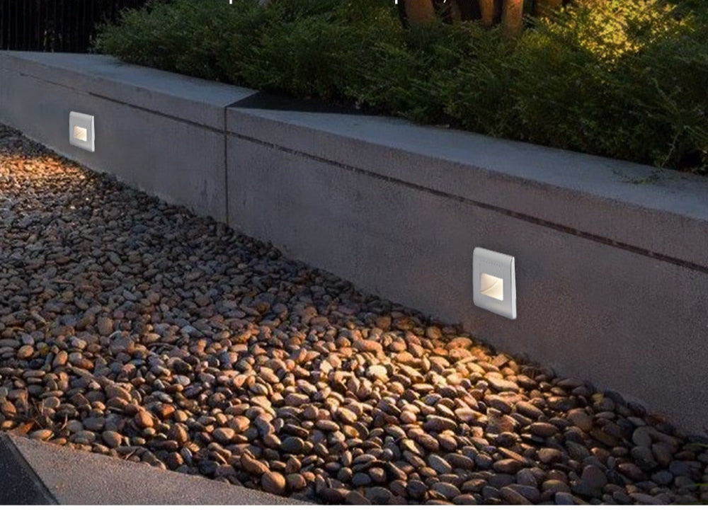 EB Brone - LED Traplicht 4 Kleuren PIR Sensor Inbouw Voetlicht