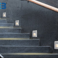 EB Brone - LED Traplicht 4 Kleuren PIR Sensor Inbouw Voetlicht