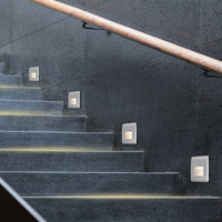 EB Brone - LED Traplicht 4 Kleuren PIR Sensor Inbouw Voetlicht