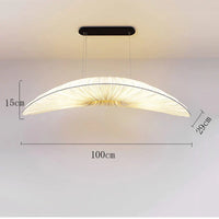 Aurelia LED Hanglamp In Wit Met Zeilstof Kroonluchter
