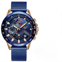 Tijdloze Stalen Kwarts Horloge