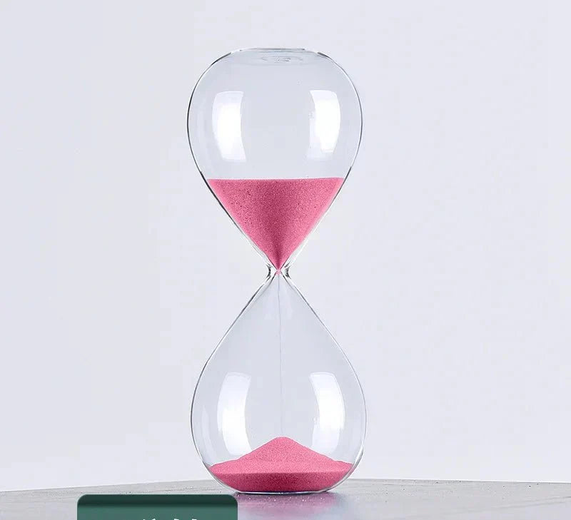 Glas Zandloper Timer | Stijlvolle Decoratie met 5/10/30/60 Minuten Tijdsaanduiding