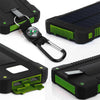 Waterdichte zonne-energiebank | LED-oplader voor smartphones, fietsen en kamperen