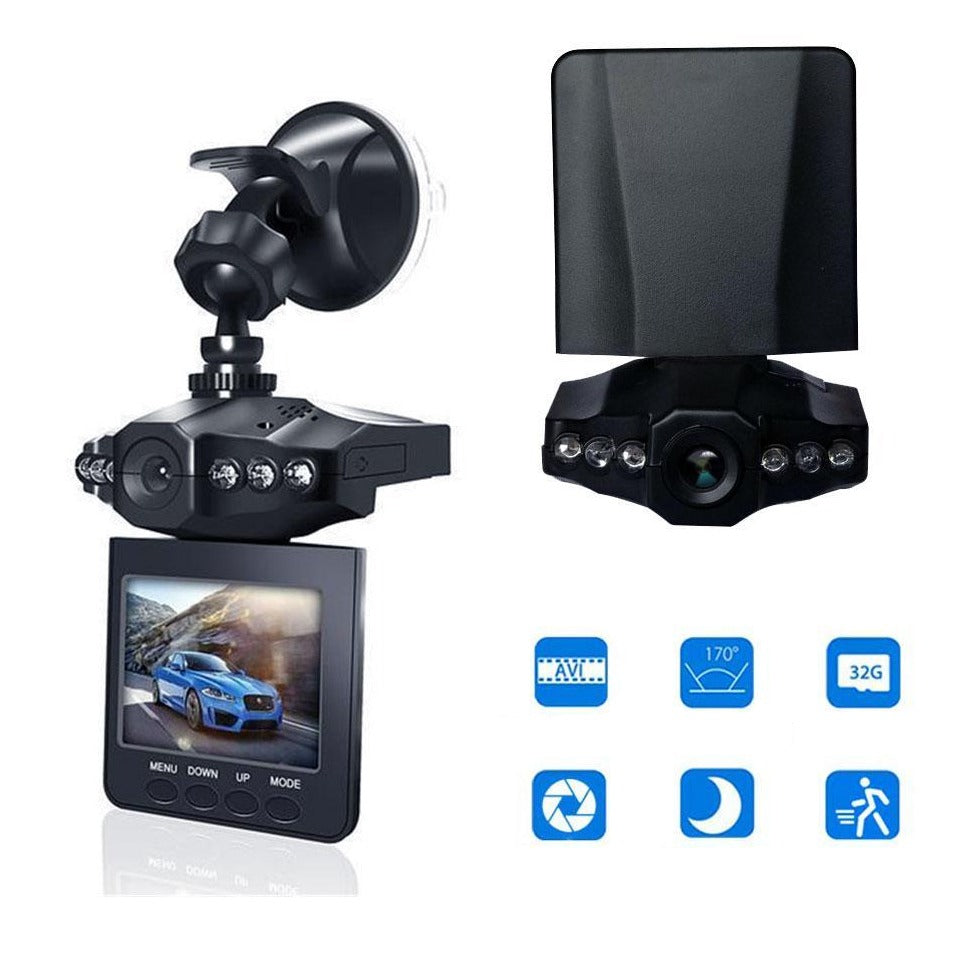 Full HD 1080P dashboardcamera met nachtzicht
