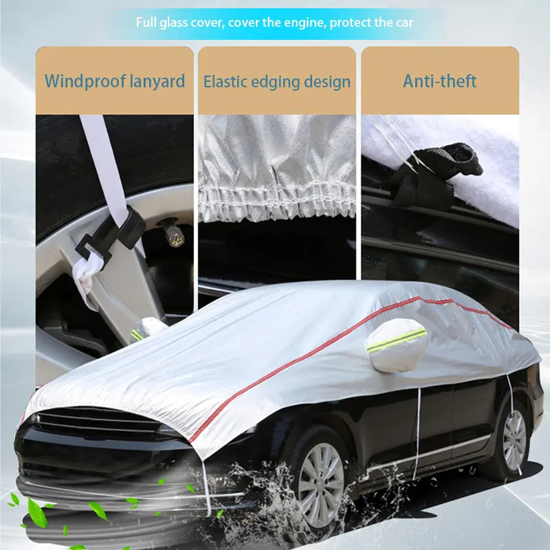 AutoVioro Waterdichte Autohoes | UV- & Hittebescherming | Windvast & Diefstalbestendig | Nano-Oxford-Stof